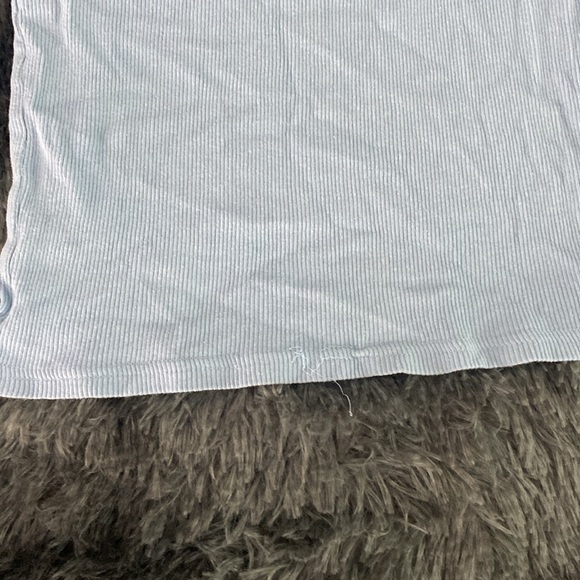 Baby blue ribbed tank top - Picture 8 of 16